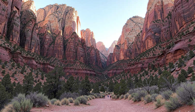 Zion National Park – Towering Red Rock Mountains