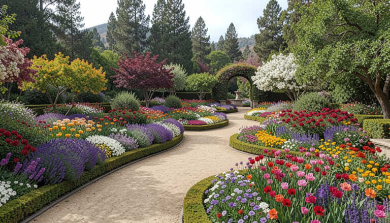 Butchart Style Gardens at Descanso Gardens, California