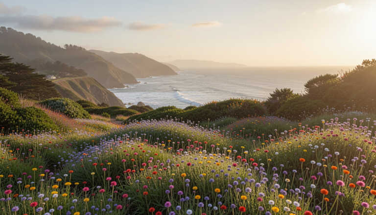 Mendocino Coast Botanical Gardens – Flowers with Ocean Views
