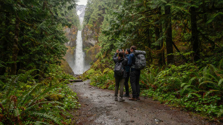 Mount Rainier National Park & Narada Falls, Washington