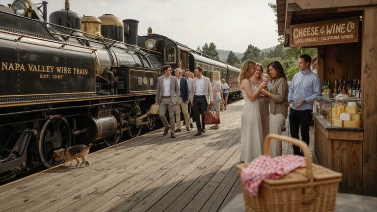 Napa Valley Wine Train – A Relaxing California Rail Journey