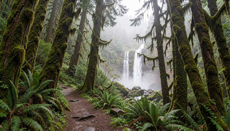 Olympic National Park Rainforest & Sol Duc Falls, Washington
