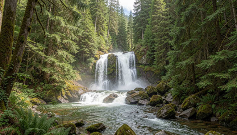 Quinault Rain Forest & Merriman Falls, Washington