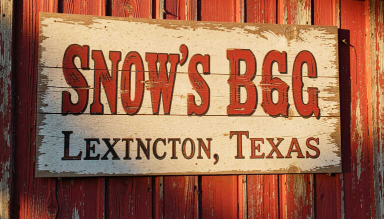Snow's BBQ – Lexington, Texas