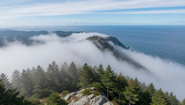 Cadillac Mountain, Acadia National Park, Maine – Ocean Views From Above