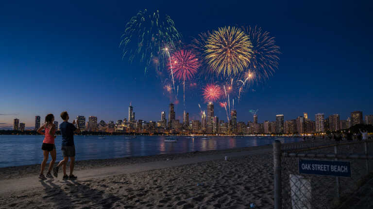 Chicago Fourth of July Fireworks – Illinois