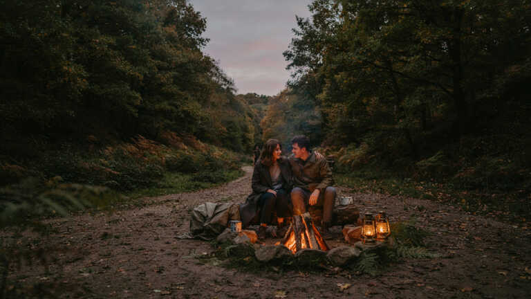 Lydford Gorge Campsite, Devon, England