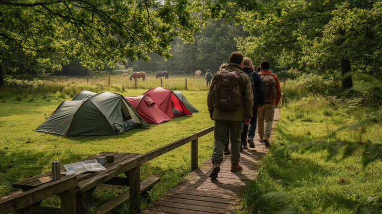 Roundhill Campsite, New Forest, England
