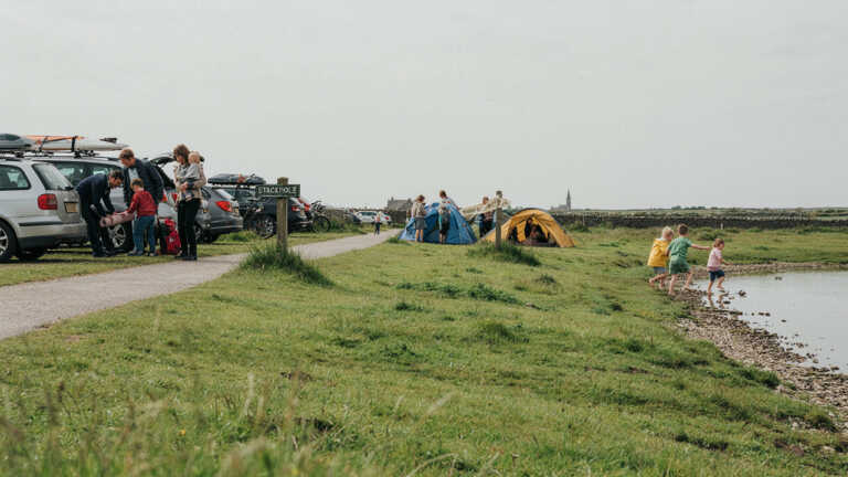 Stackpole Campsite, Pembrokeshire, Wales